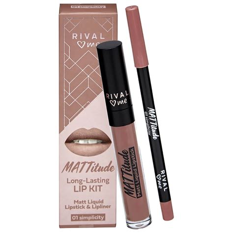 RIVAL loves me Mattitude Lip Kit 01 Simplicity